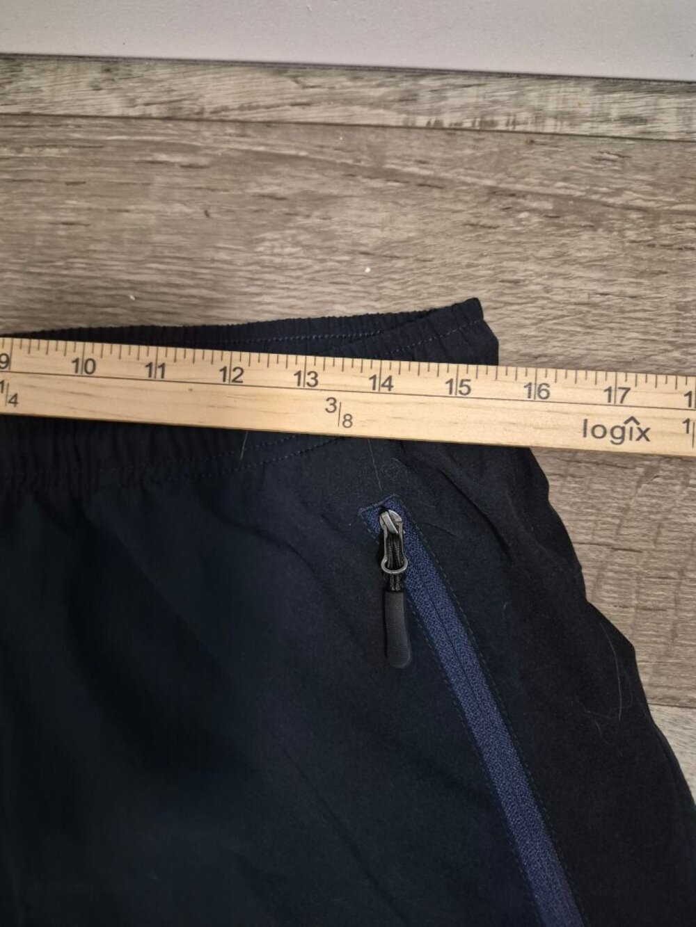 Mocoly Women Black Quick-Dry Capri Pants Zipper Pockets Size L Lightweight - Picture 5 of 6